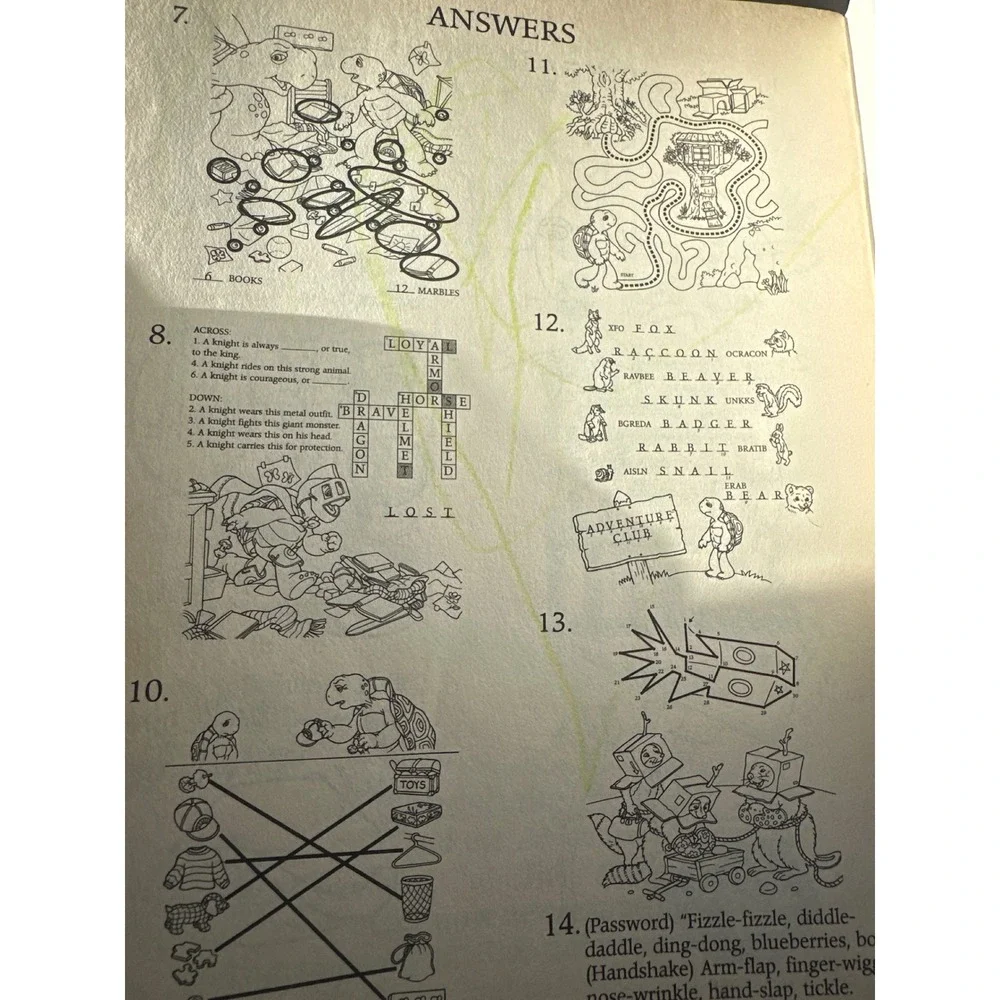 Franklin Coloring and Activity Book‎ Fun and Games 2000 Modern Publishing